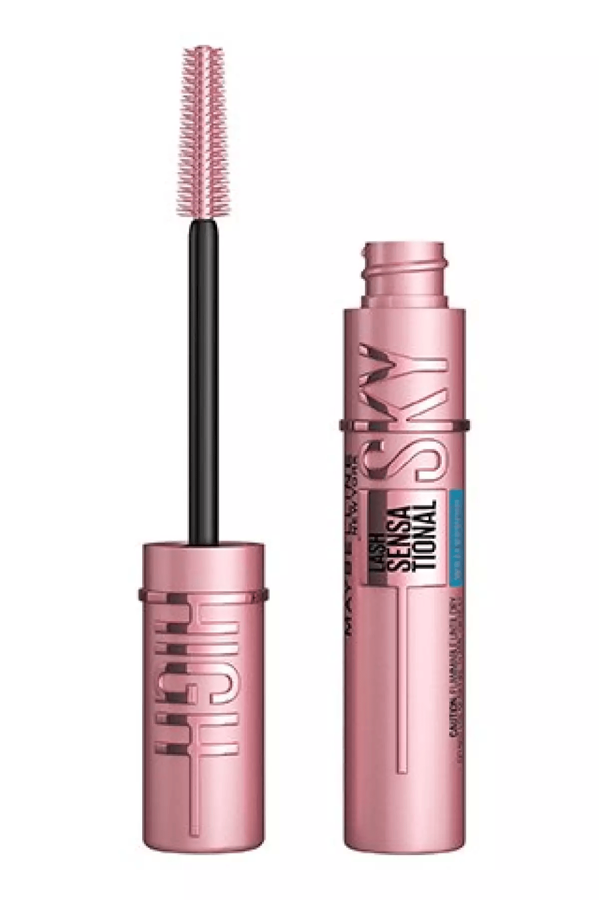 Máscara de pestañas Lash Sensational Sky High Waterproof, Maybelline, $185, Walmart